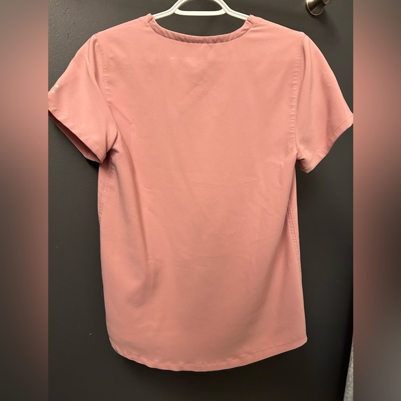 Light Pink Scrub Top - Picture 2 of 4
